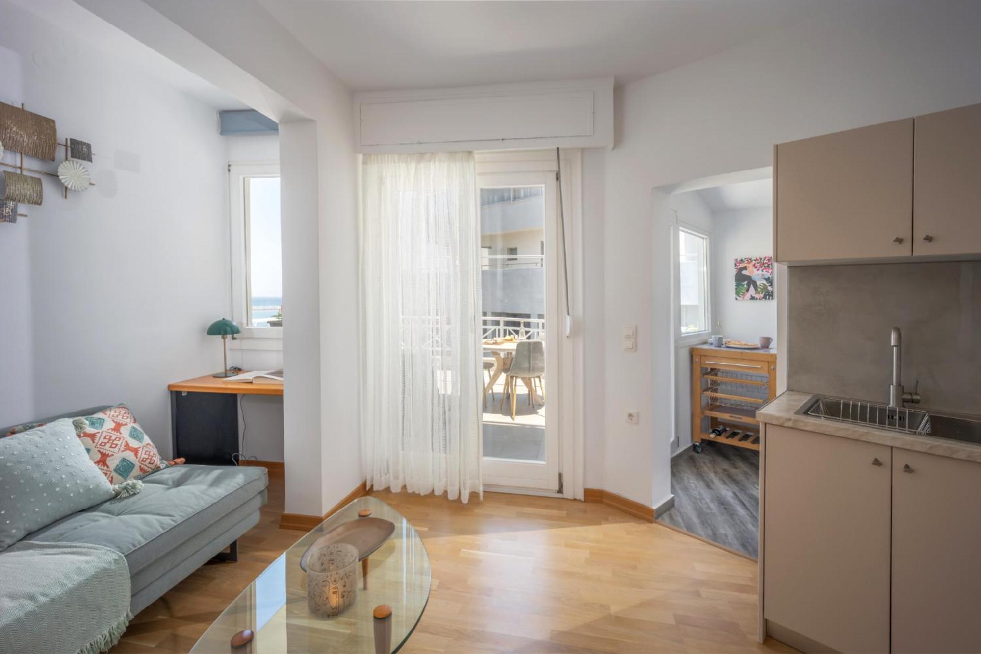 Chic, Downtown, Penthouse W Sundeck And Seaview Apartment Heraklion  Luaran gambar