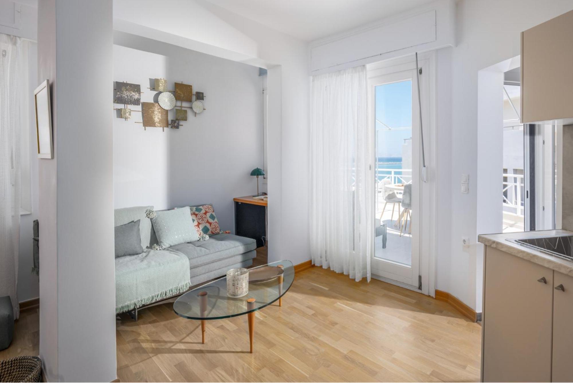 Chic, Downtown, Penthouse W Sundeck And Seaview Apartment Heraklion  Luaran gambar